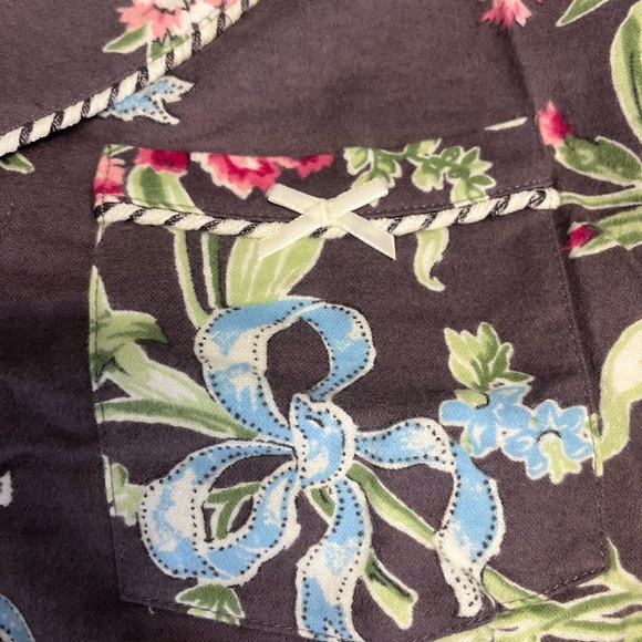 NWT great Christmas gift Carole Hochman Flannel Pajamas - Picture 2 of 7